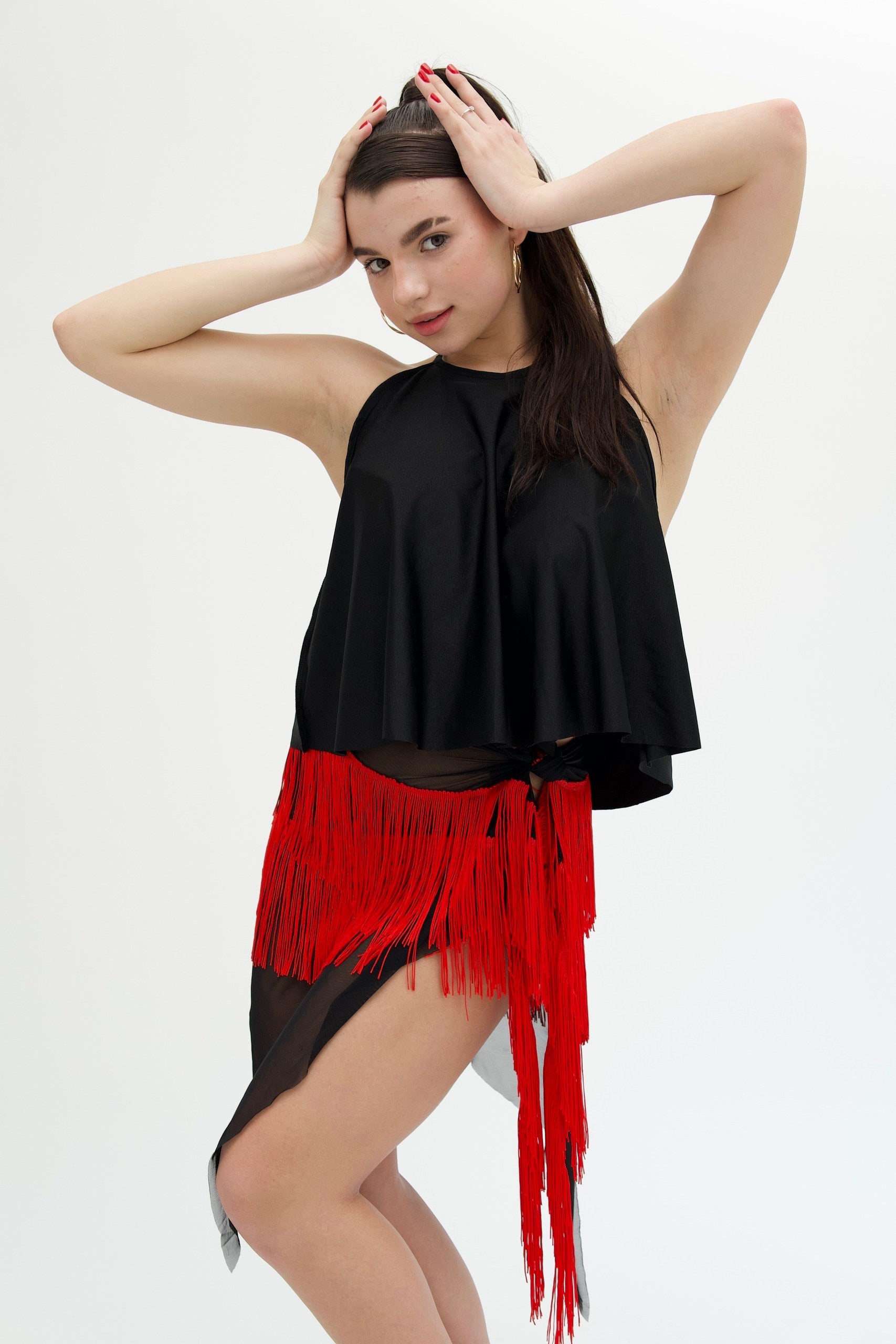 Training Outfit “Rote Eleganz”
