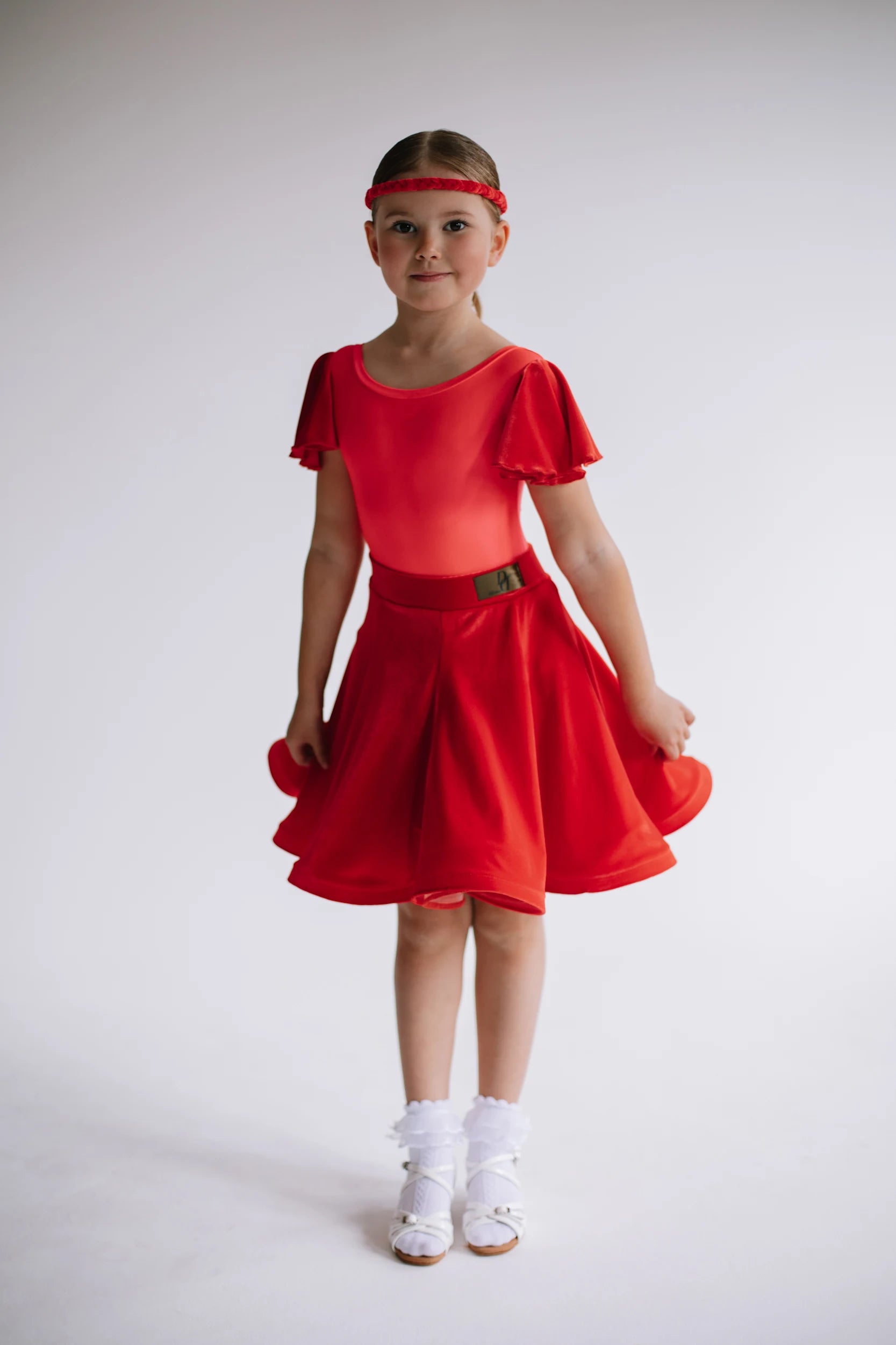 Kinder Latein Tanzkleid „Scarlet“ – Rot