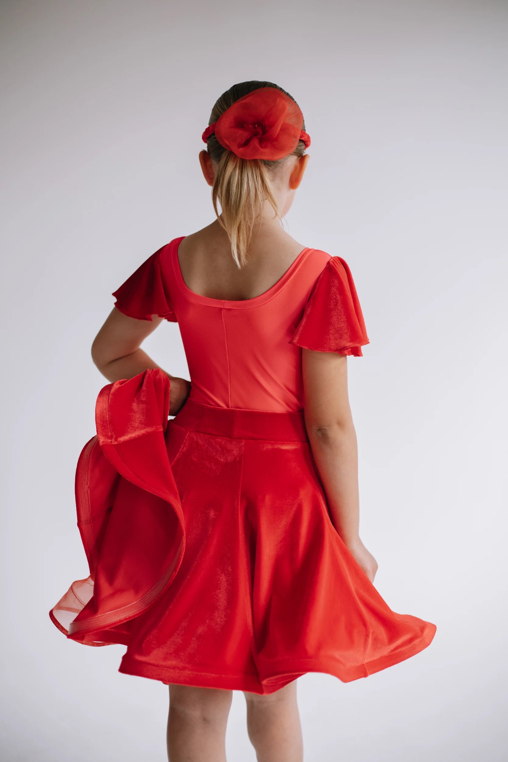 Kinder Latein Tanzkleid „Scarlet“ – Rot