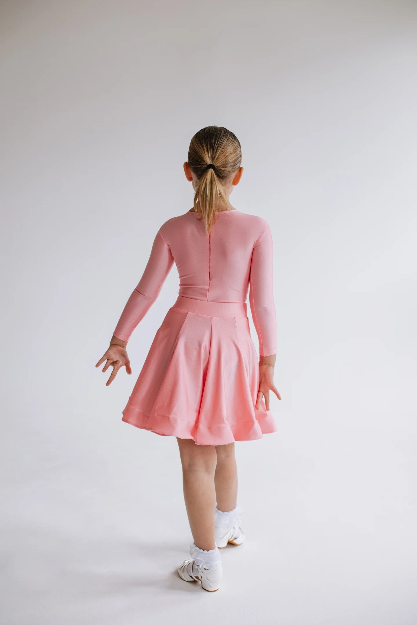Kinder Latein Tanzkleid „Blossom Lace“ – Rosa